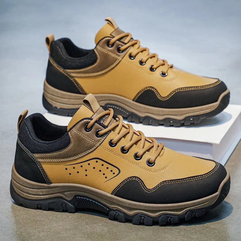 Men's shoes, outdoor sports shoes, lightweight thick soled hiking and mountaineering shoes, retro casual shoes, running shoes