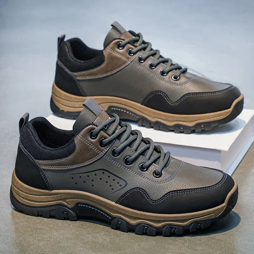 Men's shoes, outdoor sports shoes, lightweight thick soled hiking and mountaineering shoes, retro casual shoes, running shoes