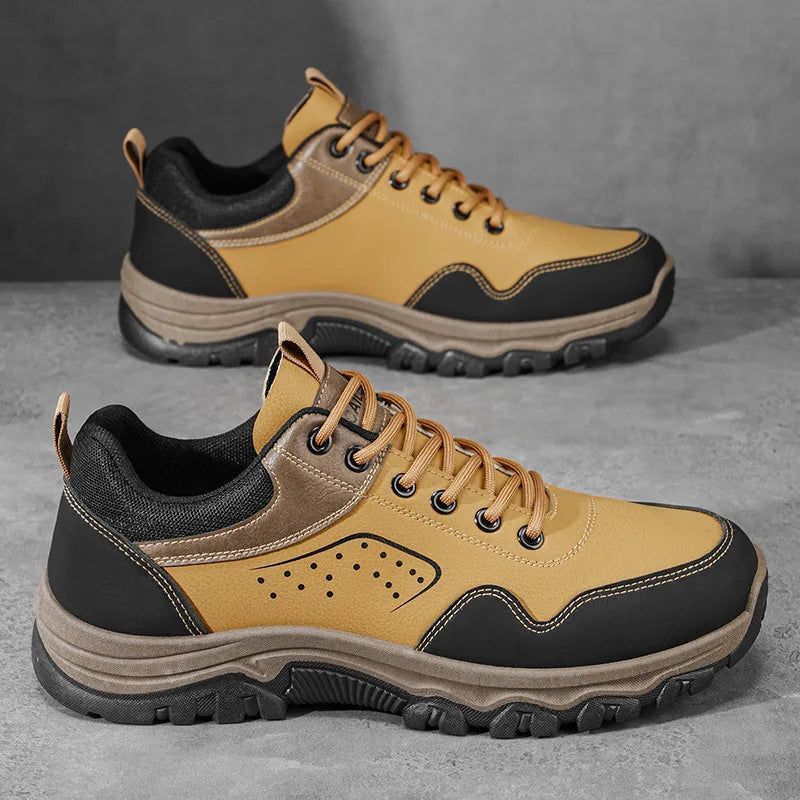 Men's shoes, outdoor sports shoes, lightweight thick soled hiking and mountaineering shoes, retro casual shoes, running shoes